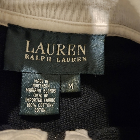 LAUREN RALPH LAUREN WOMEN'S BLACK ZIP-UP LIGHTWEIGHT JACKET SIZE MEDIUM - Picture 2 of 9